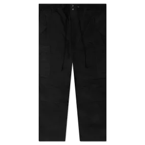 Nylon Cargo Pants - Black