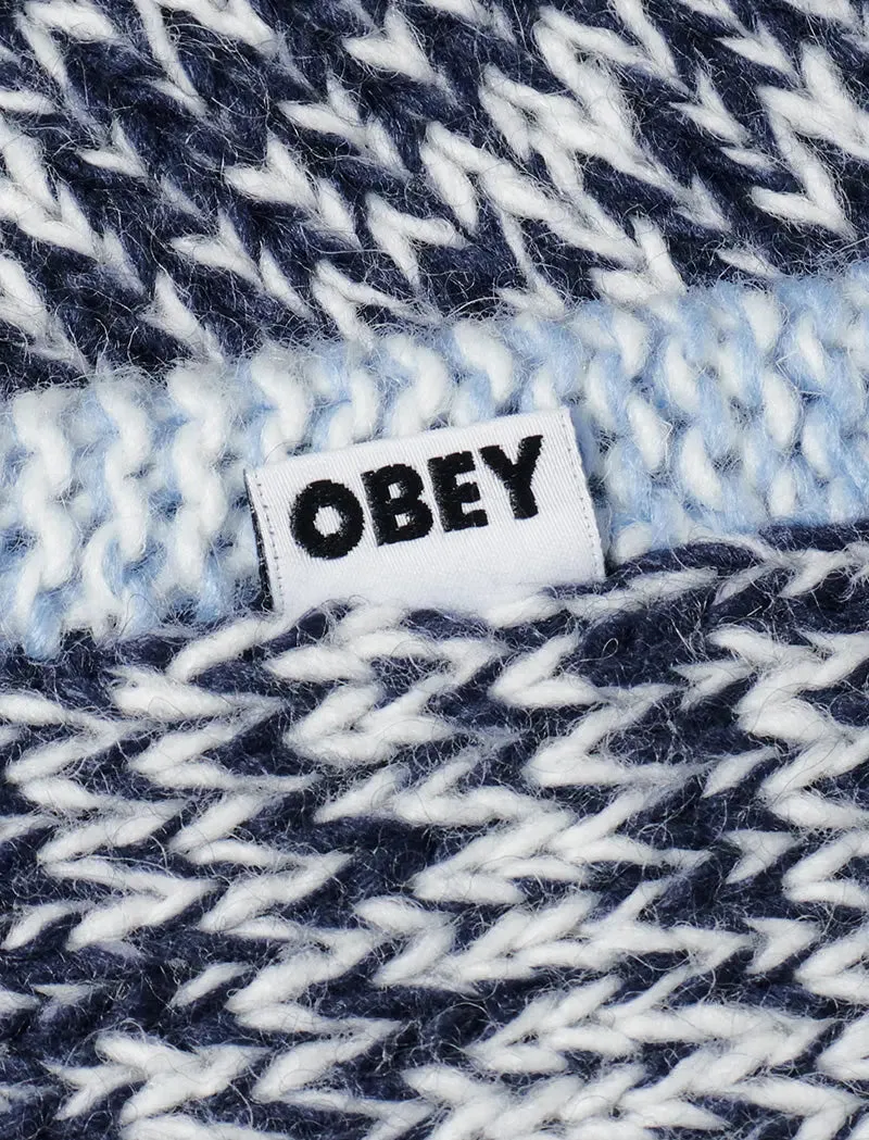 Obey Womens Mira Sweater Vest Academy Navy Multi