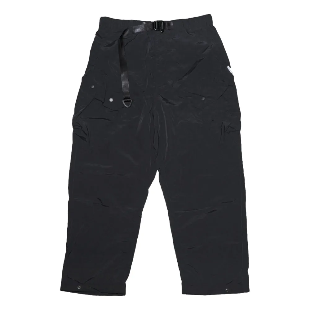 OPEN DIALOGUE 3D POCKET PANTS-BLACK