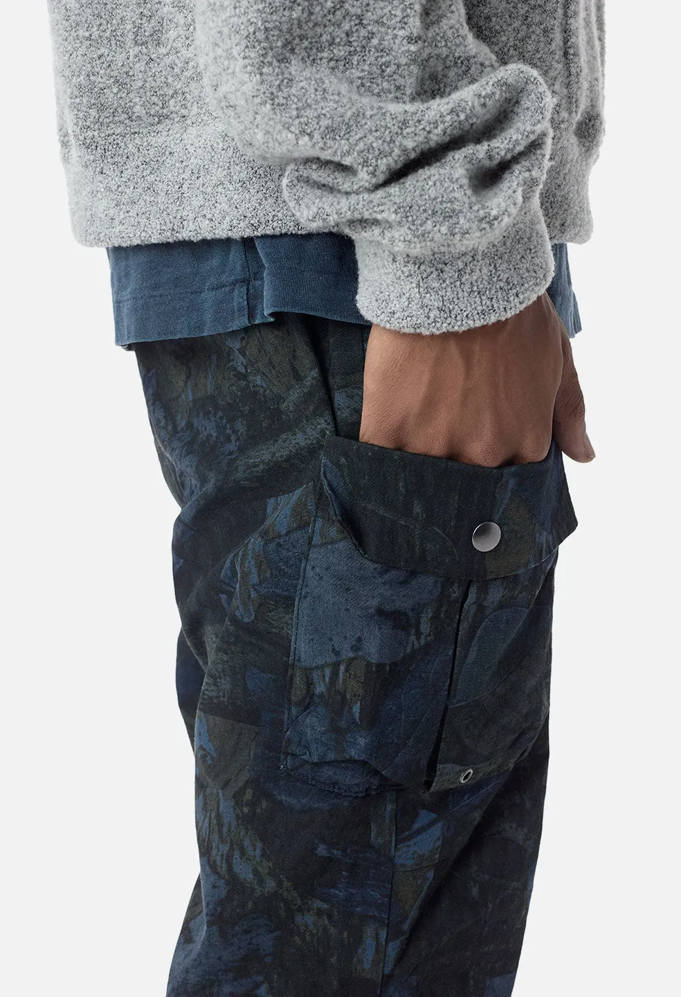 Panorama Cargo Pants / Tree Camo Navy