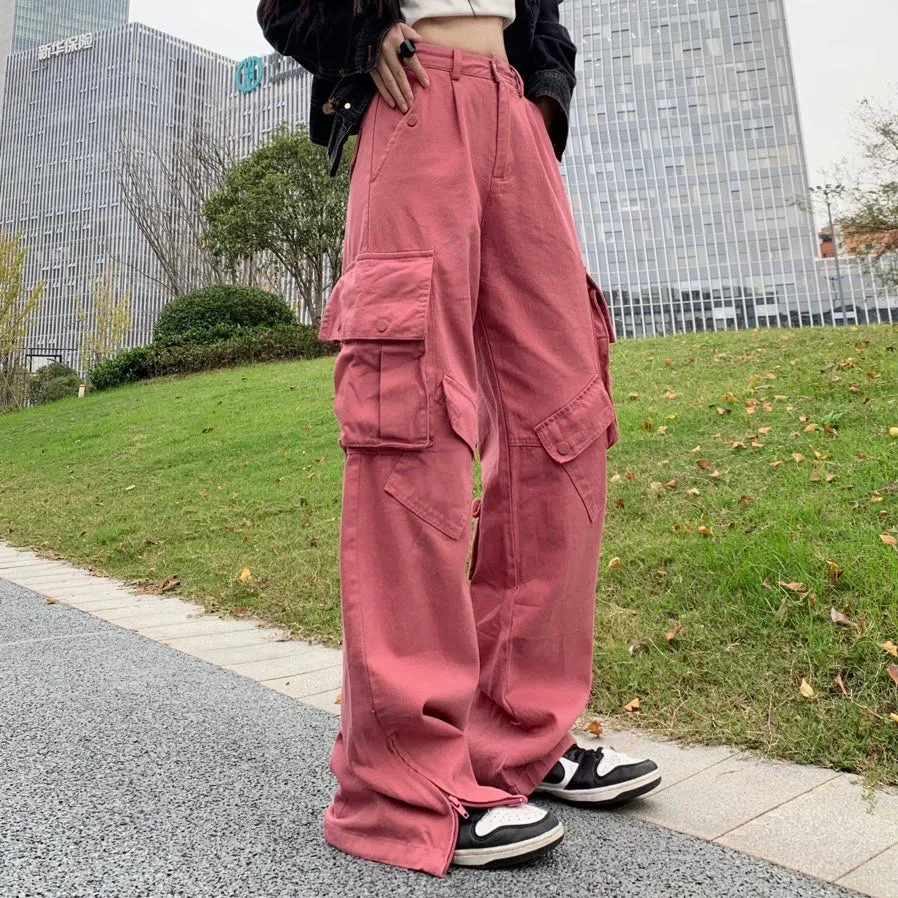 Pink Cargo Pants