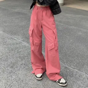 Pink Cargo Pants