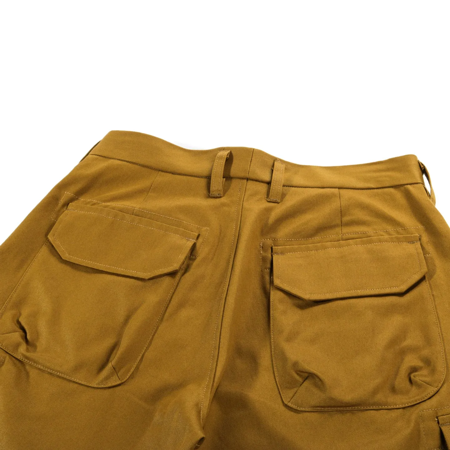 POLYPLOID CARGO TUCK PANTS C MUSTARD