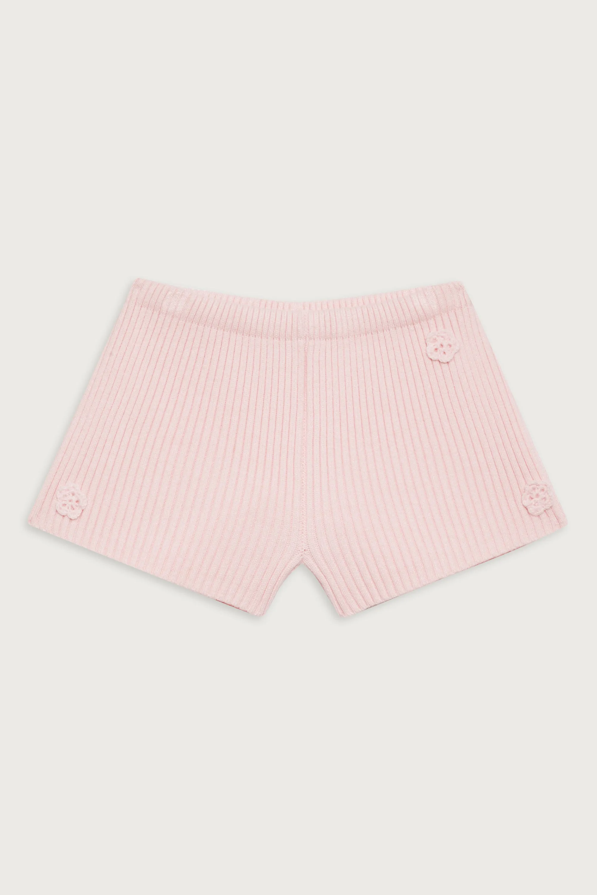 Providence Cloud Knit Mini Short - Rose Quartz