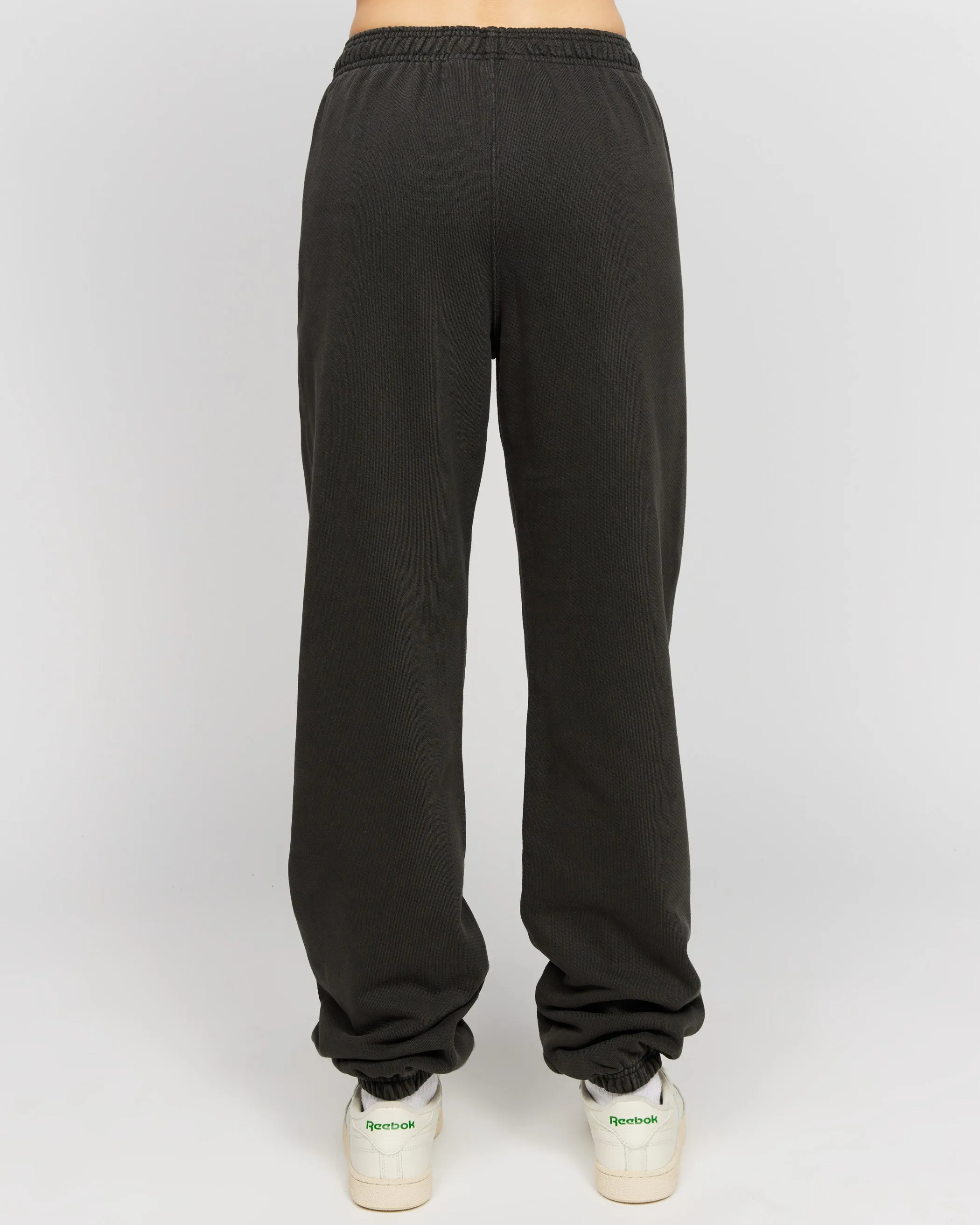 Samii Ryan Black Stone Wash Sweatpants