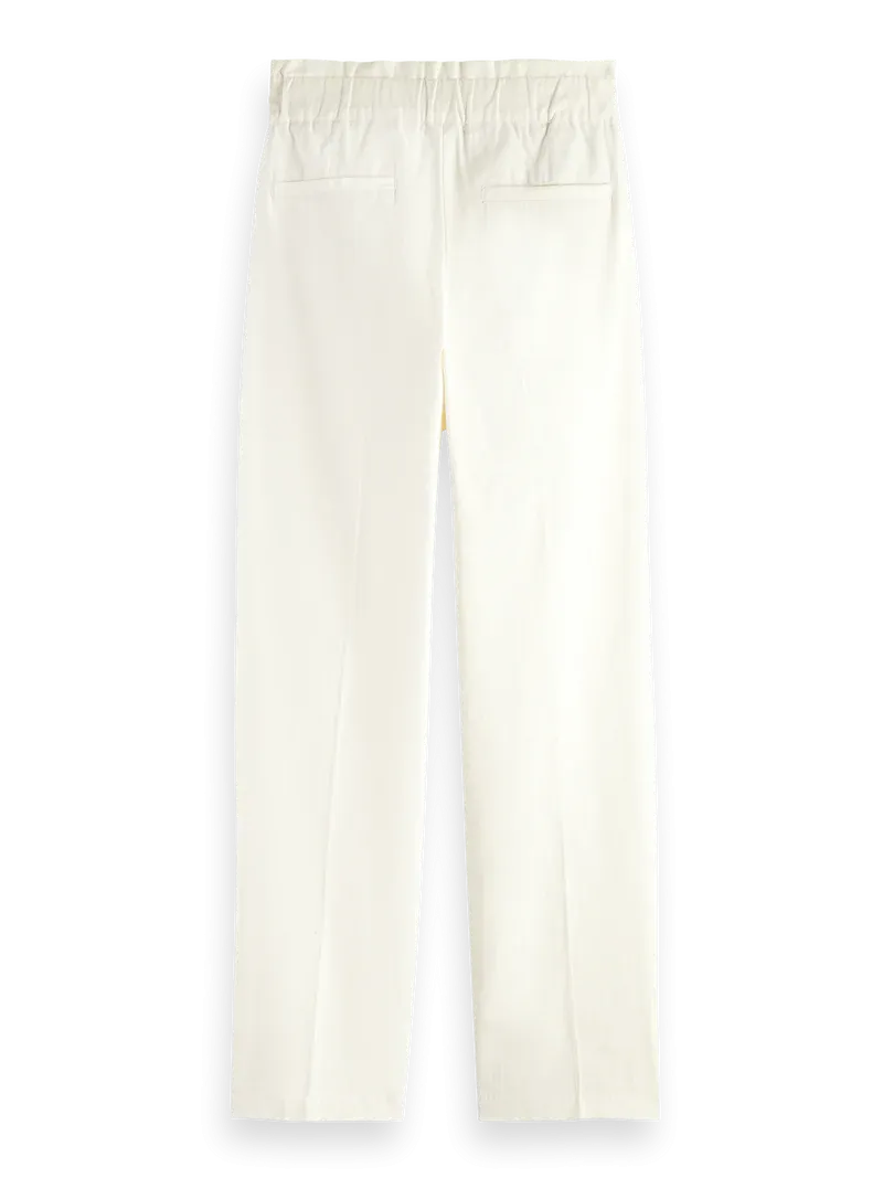 Scotch & Soda Embroidered High Rise Pant