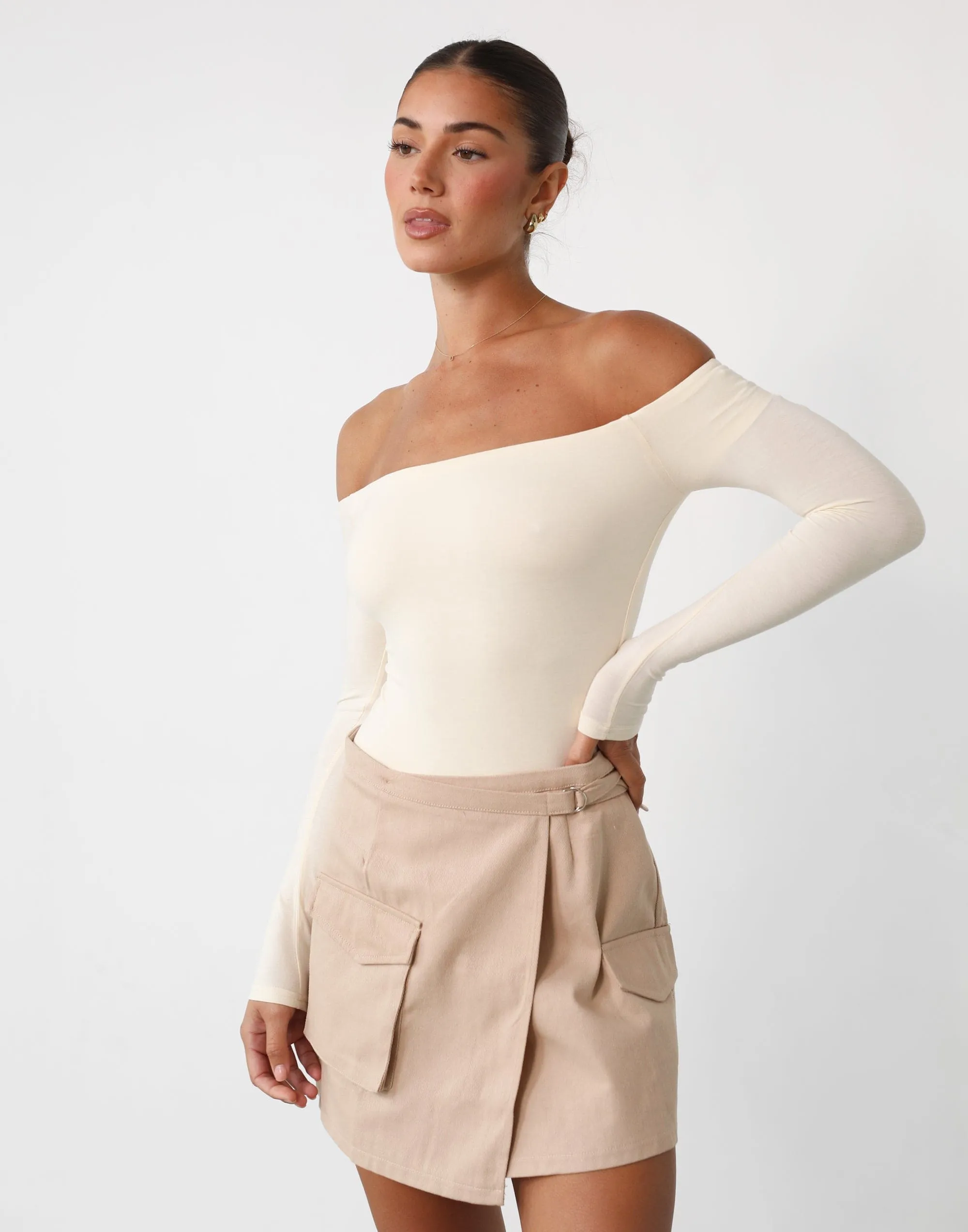 Scottie Mini Skirt (Almond)