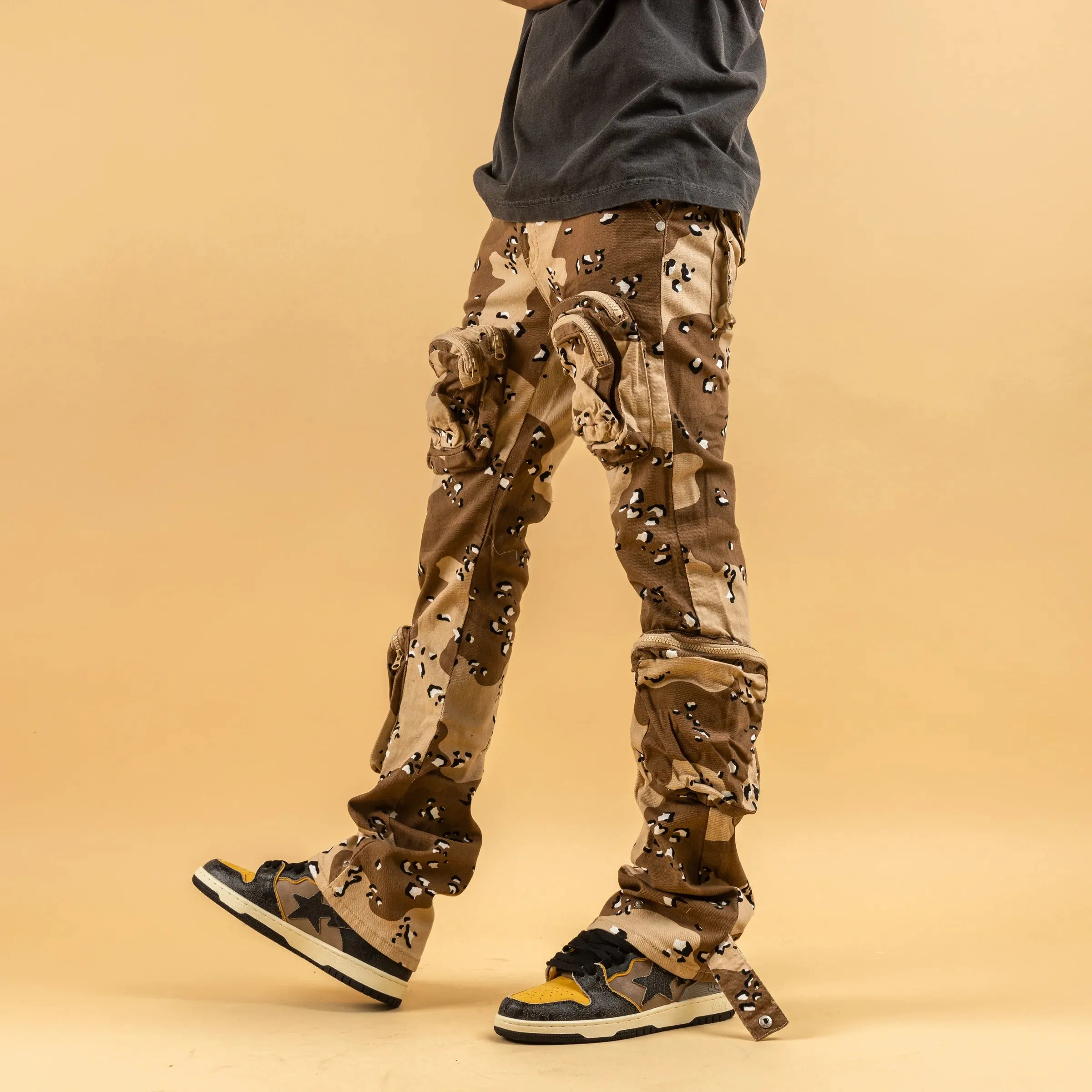 SONORAN FLARED CAMO DENIM