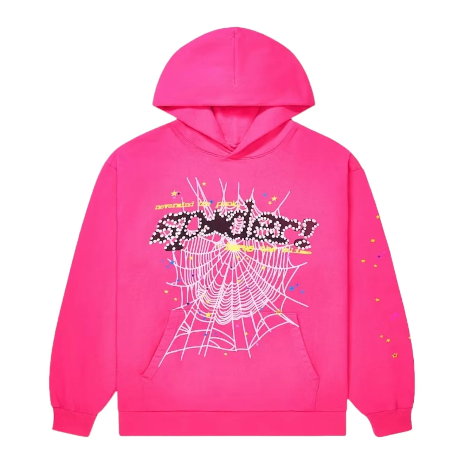 Sp5der P*NK V2 Hoodie Pink