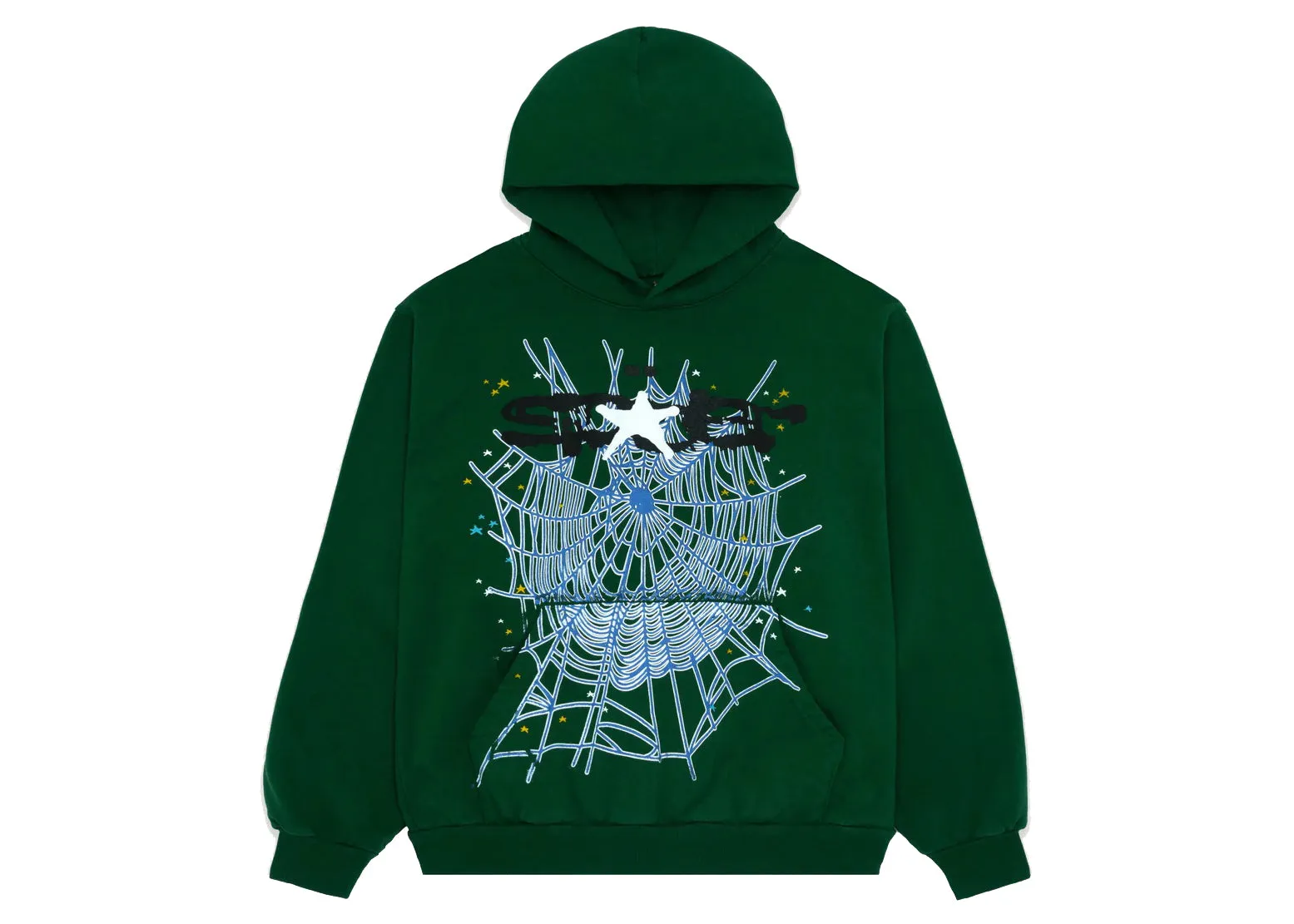 Sp5der Web Hoodie Hunter Green