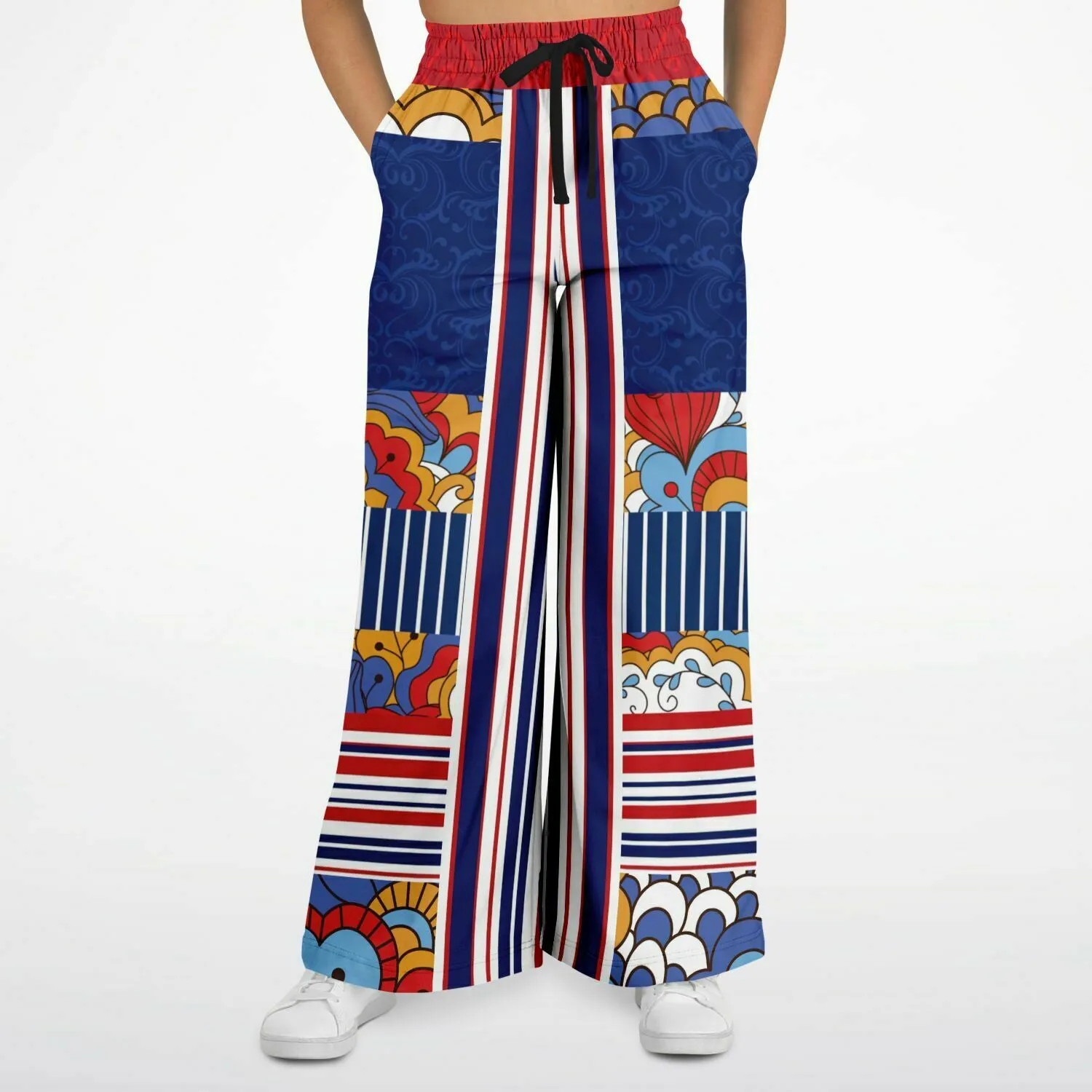 Stand and Deliver Eco-Poly Stretchy Phat Bellbottoms