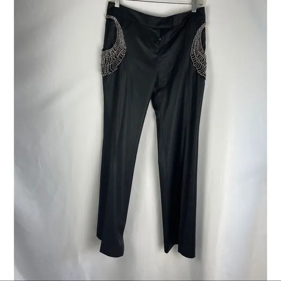 Stella Mccartneypants with silver beaded pockets