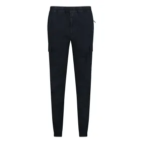 STONE ISLAND CARGO PANTS NAVY BLUE - CUFFED BOTTOMS