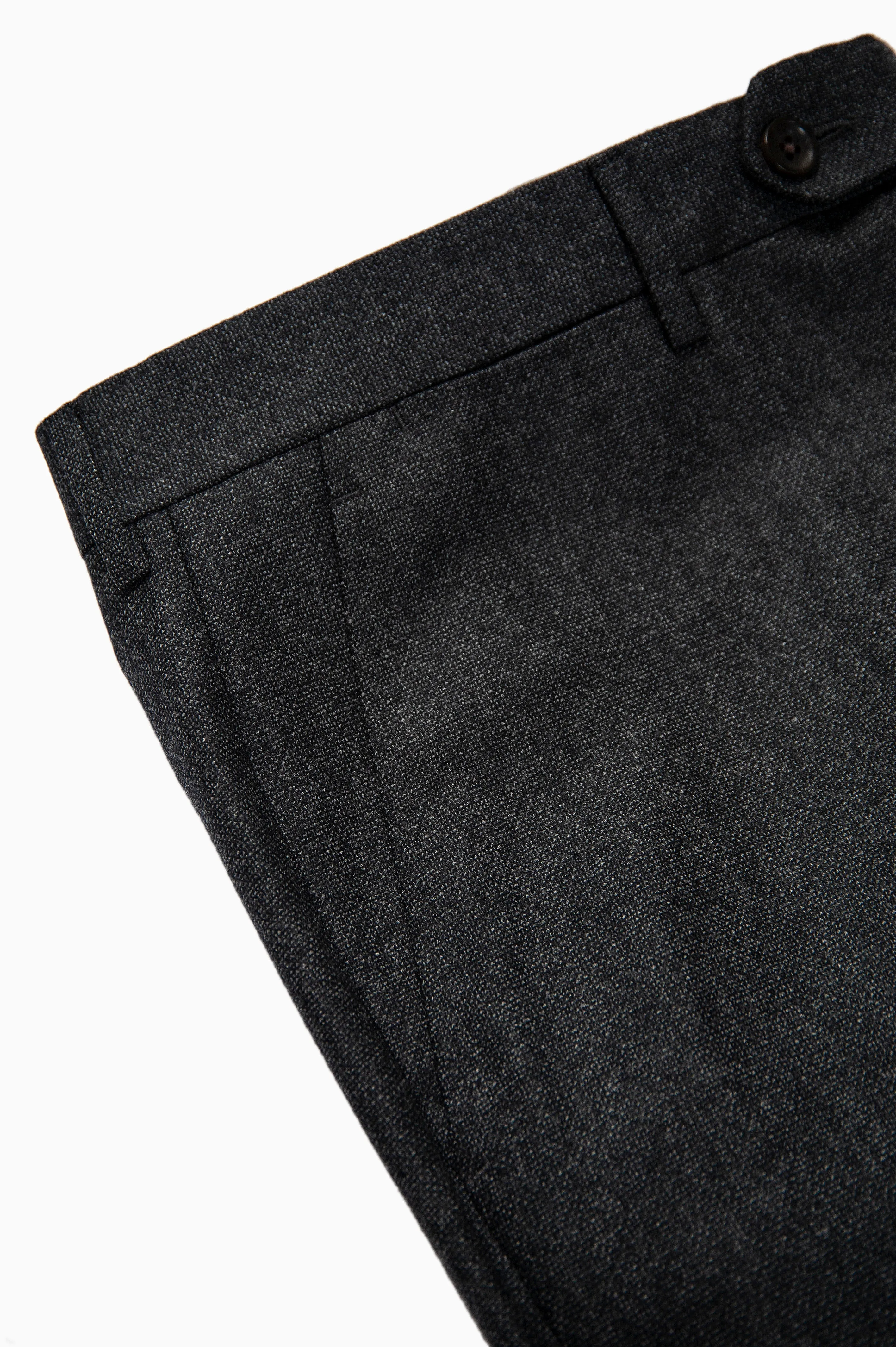 Suit Blazer and Pant in classic wool (dark grey melange)