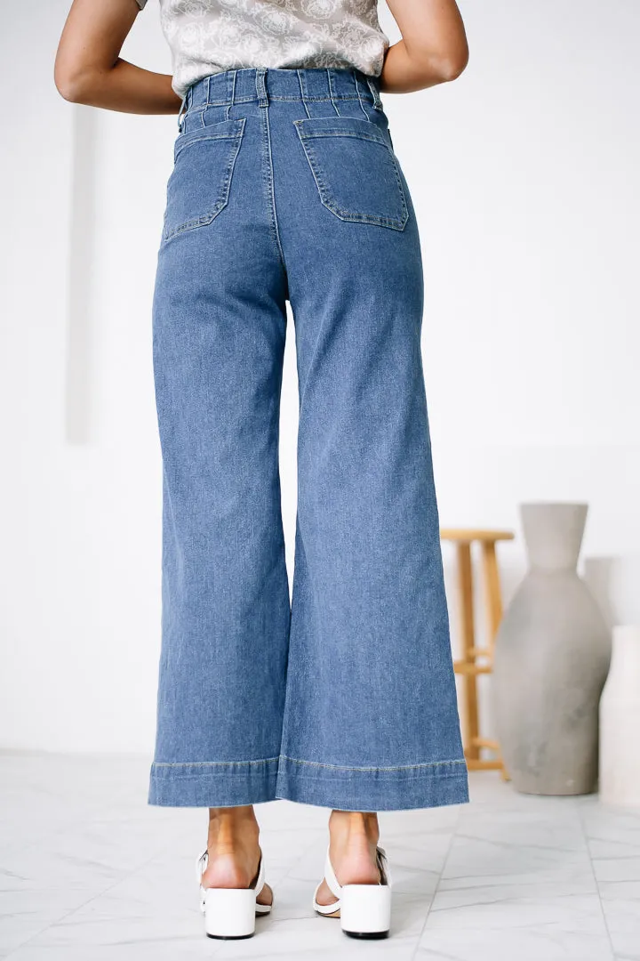 Sunshine In My Pocket Straight Leg Denim Pants