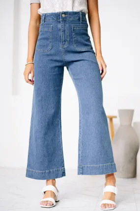 Sunshine In My Pocket Straight Leg Denim Pants