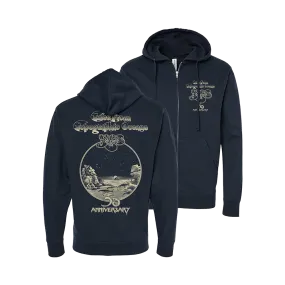 Tales From Topographic Oceans 50th Anniversary Navy Zip Up Hoodie