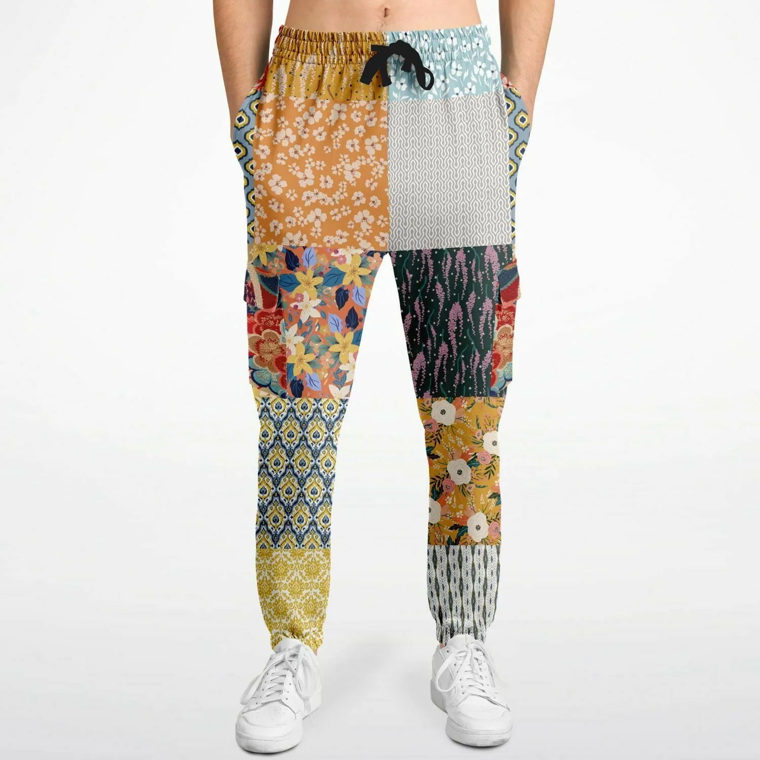 Tallulah Bankhead Patchwork Cargo Sweats