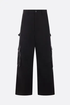 technical canvas oversized cargo pants