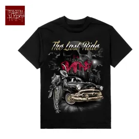 Sure! Here’s an optimized title for your e-commerce product:

Stylish Graphic Tee - The Last Ride Adventure Collection

This title adds a touch of style and context to appeal to potential buyers, emphasizing that its part of a collection.