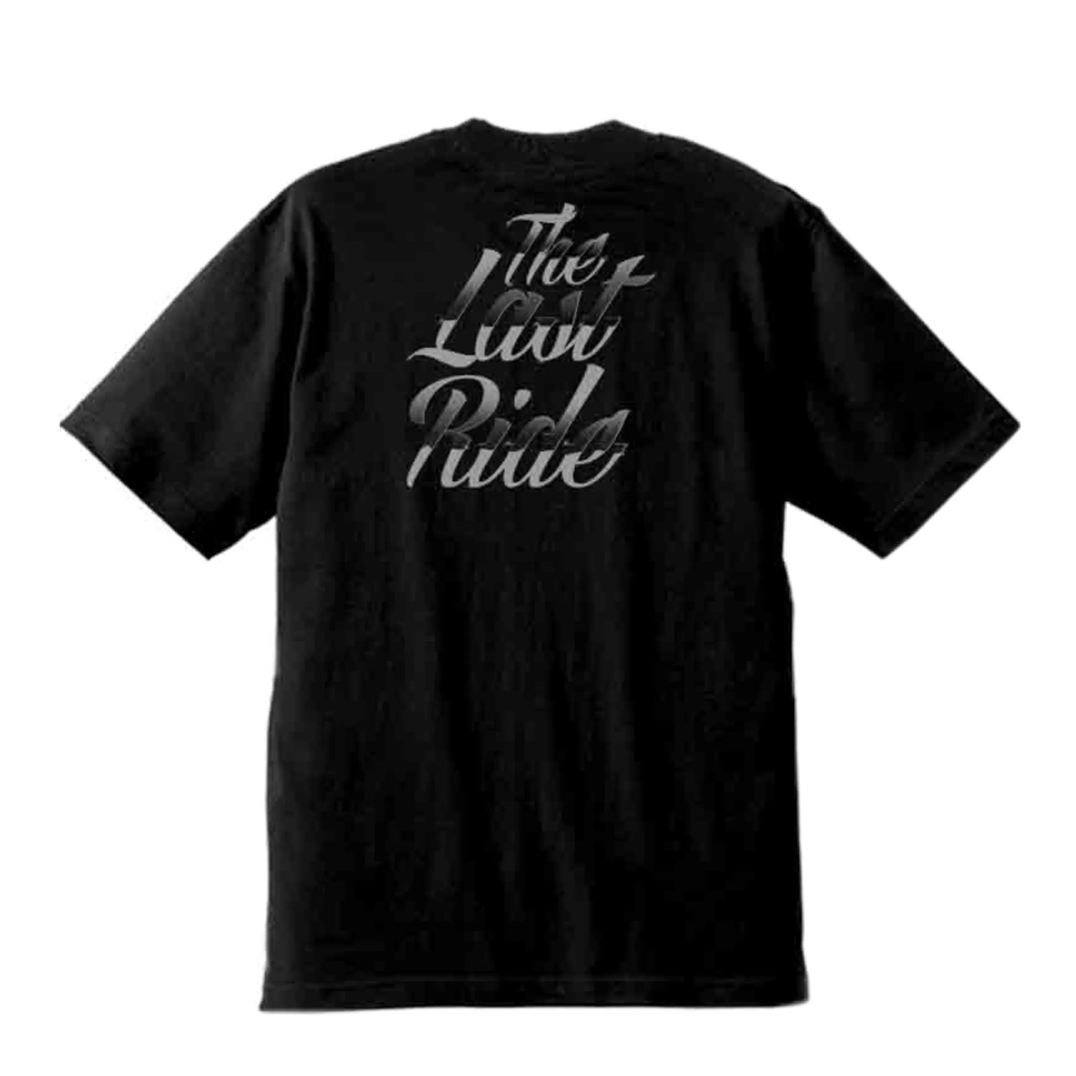 Sure! Here’s an optimized title for your e-commerce product:

Stylish Graphic Tee - The Last Ride Adventure Collection

This title adds a touch of style and context to appeal to potential buyers, emphasizing that its part of a collection.