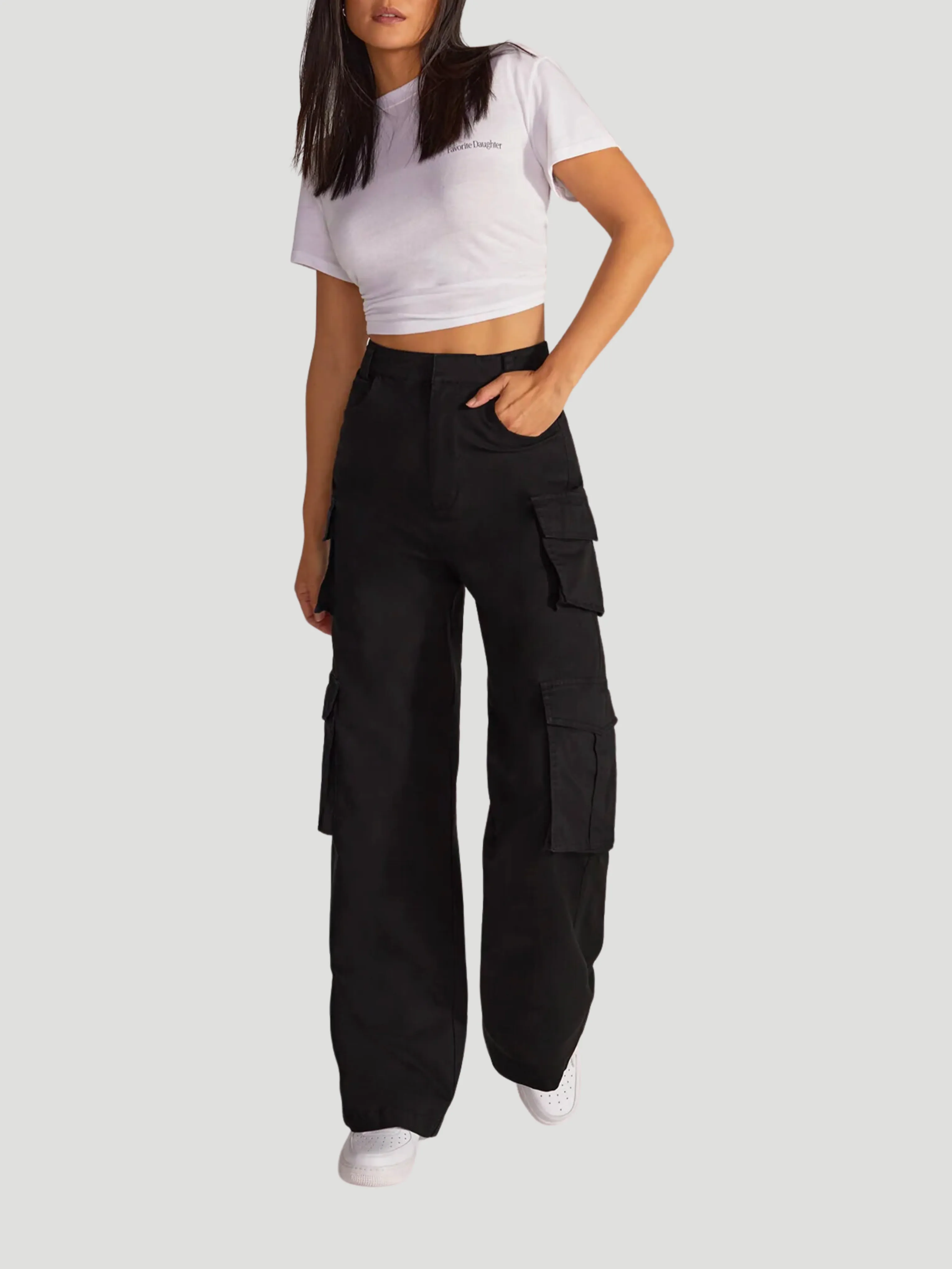 The Favorite Cargo Pant in Black