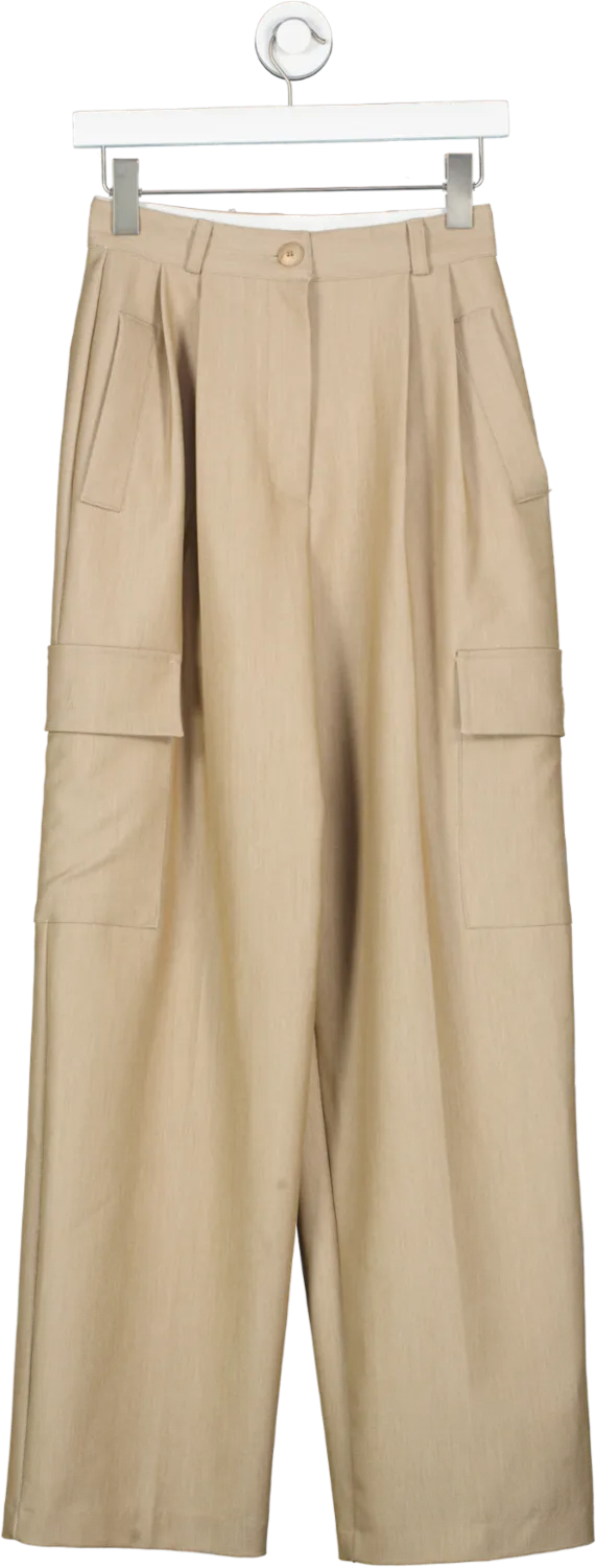 the frankie shop Nude Narci Cargo Pants UK XS