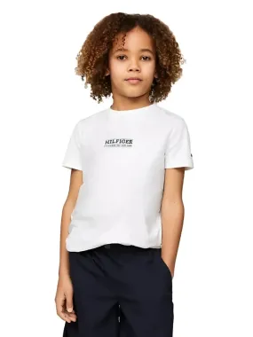 Tommy Hilfiger Slogan T-Shirt Junior