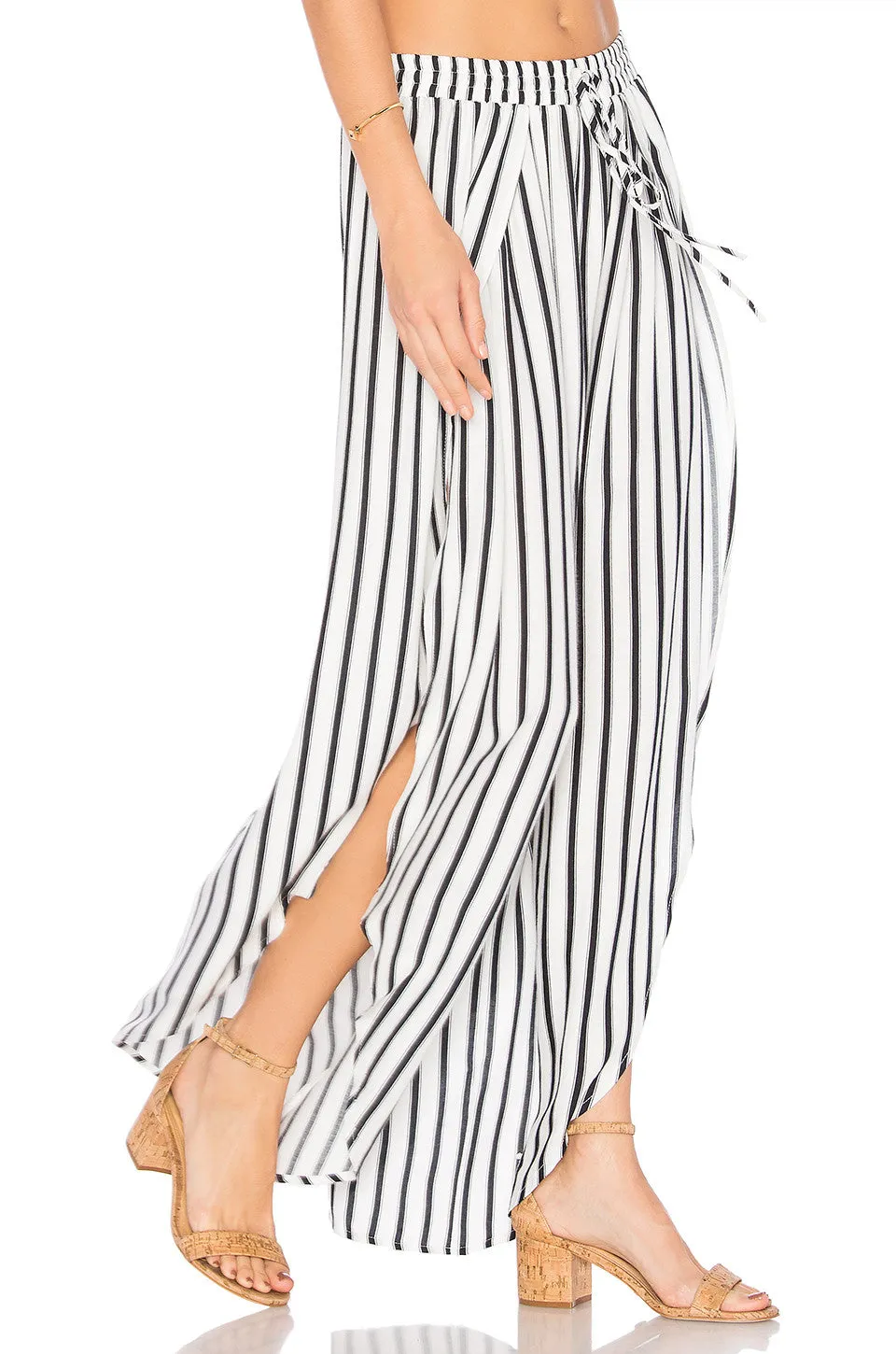 Tori Praver Justina Pants Sunday Stripe