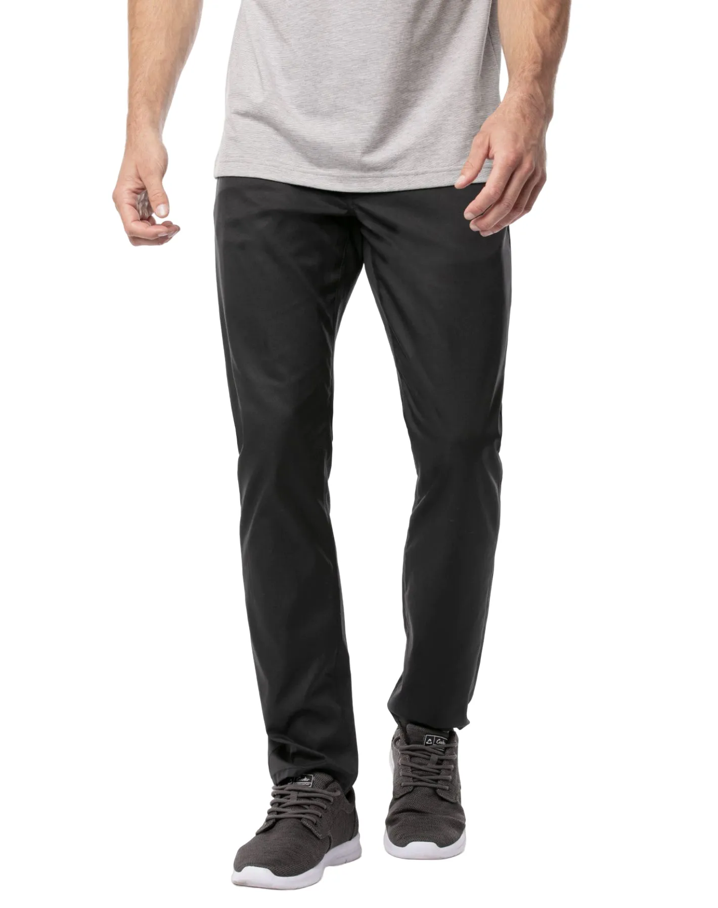 Travis Mathew Mens Pants Open To Close Black