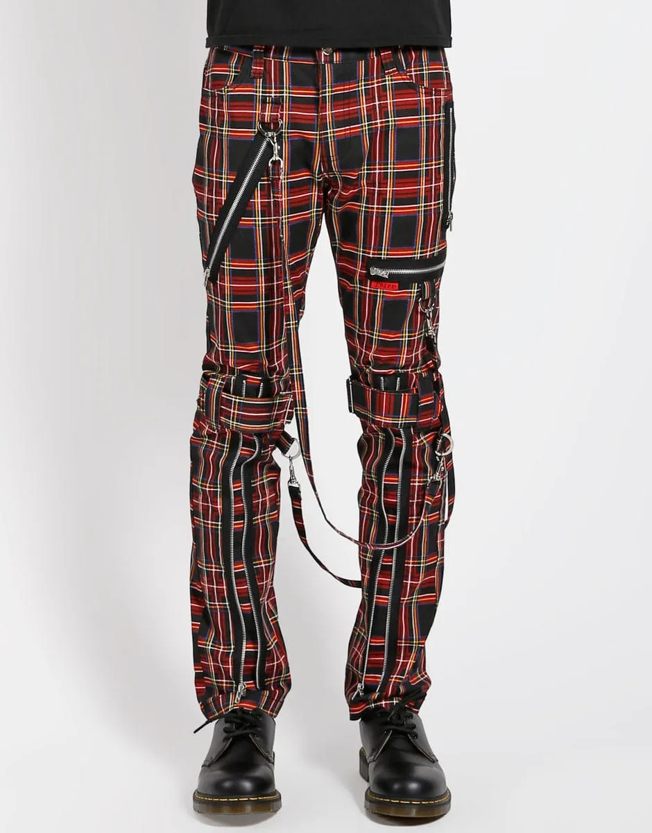 TRIPP NYC Tartan Plaid Bondage Pants