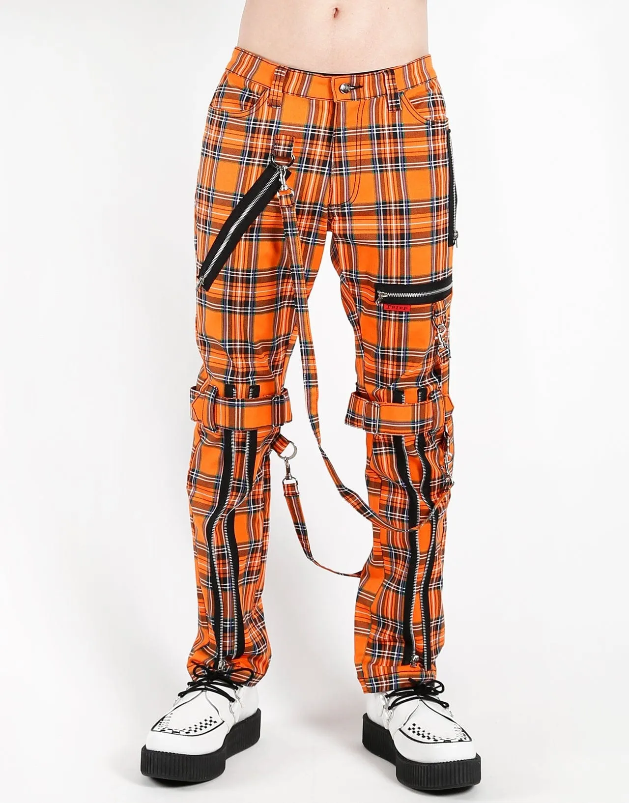 TRIPP NYC Tartan Plaid Bondage Pants