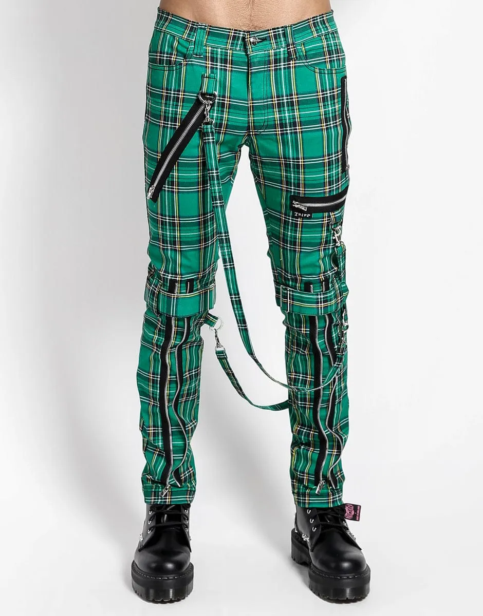 TRIPP NYC Tartan Plaid Bondage Pants