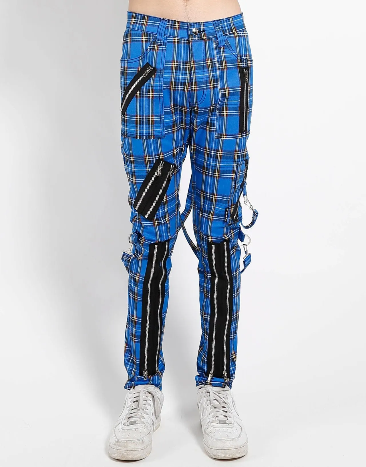 TRIPP NYC Tartan Plaid Bondage Pants