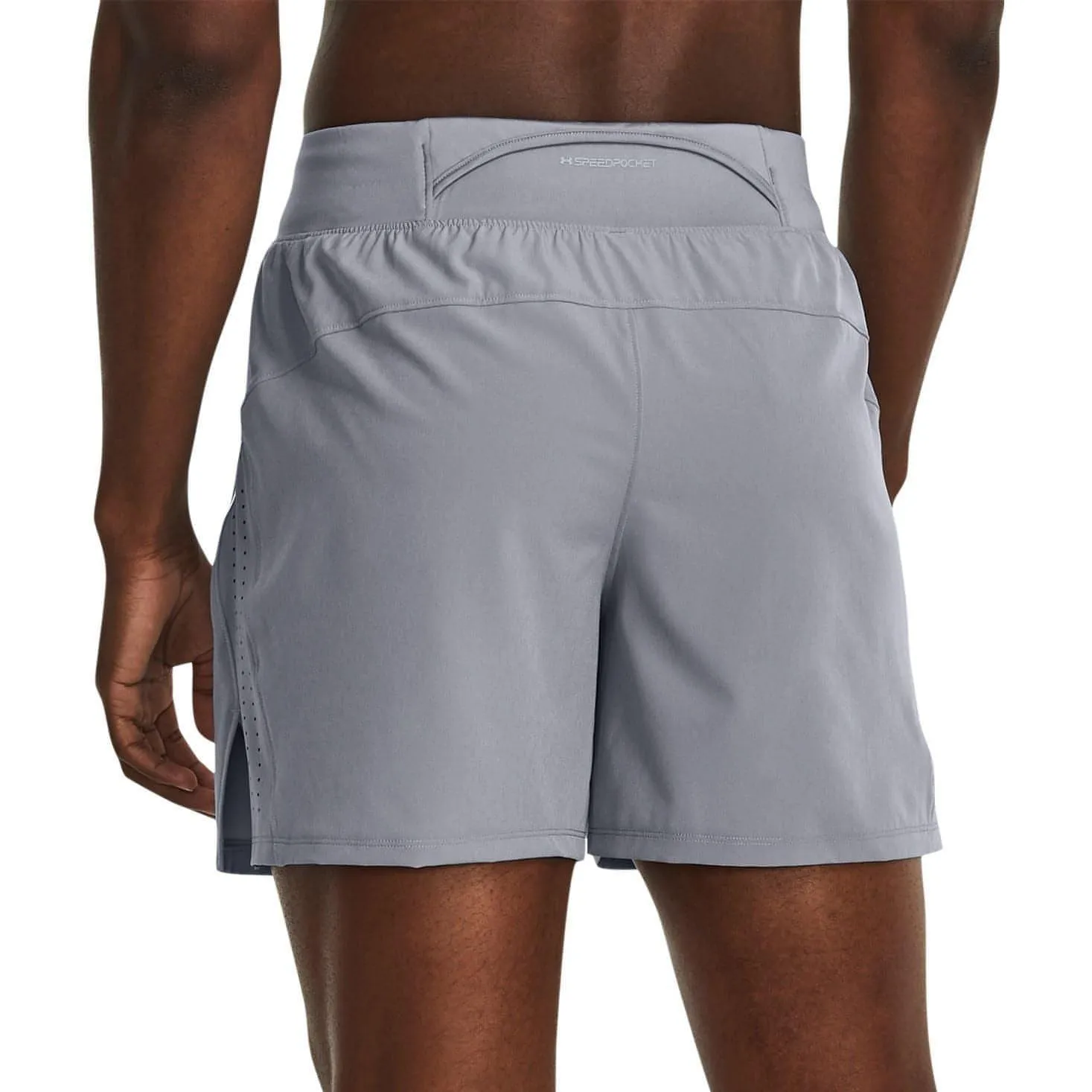 Under Armour Launch Elite 5 Inch Mens Running Shorts - Grey