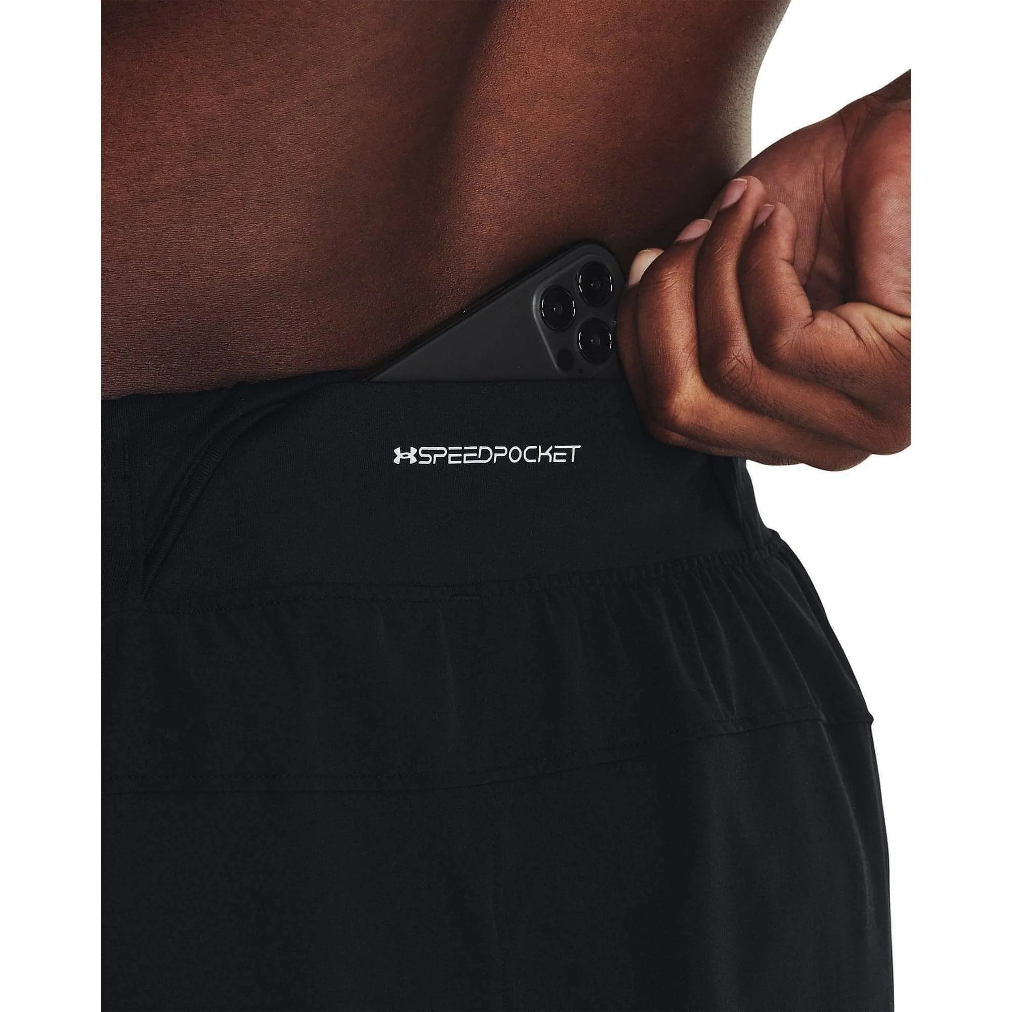 Under Armour Launch Elite 7 Inch Mens Running Shorts - Black