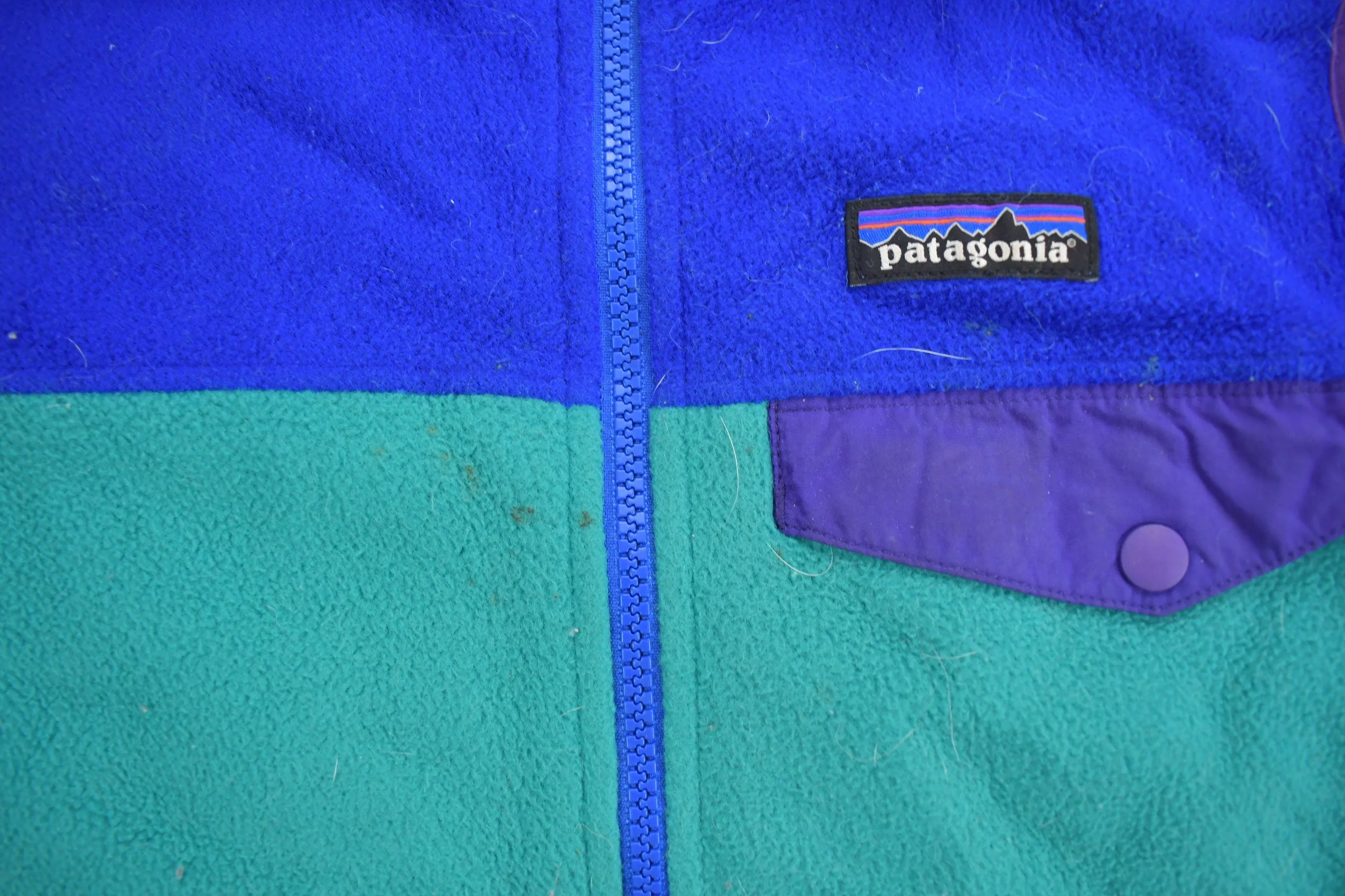 Vintage Y2K Patagonia Synchilla Full Zip Fleece Sweater Vest / Size Small / 90s Fleece Vest / Streetwear