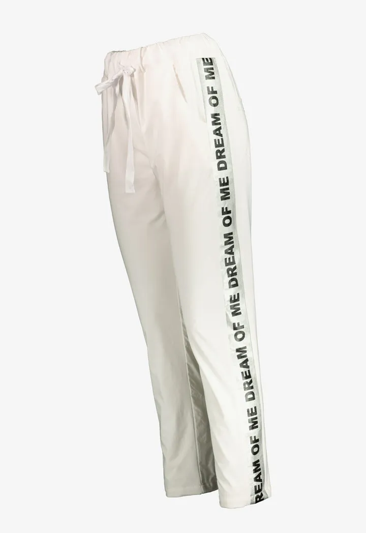 White Jogging Pants