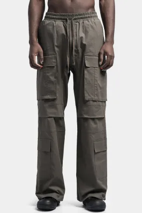 Wide cargo pants, Ivy green