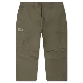 Wide Cargo Pants - Olive Drab