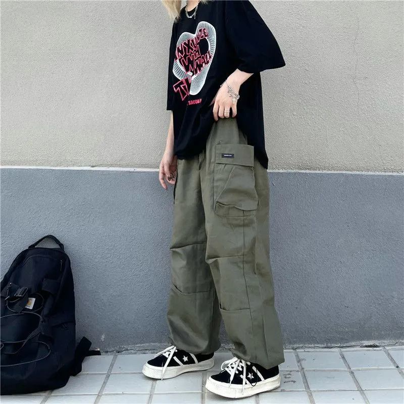 Wide-Leg Cargo Pants dd34