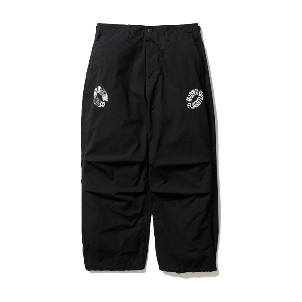 WIND AND SEA DAMAGE MIL PANTS-BLACK